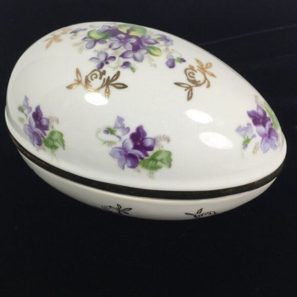 Loft China Egg - Dresser Trinket Candy Dish - Picture 2 of 9